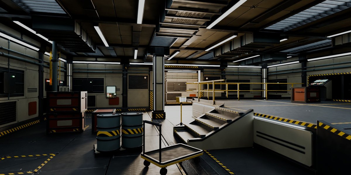 SciFi Industrial Modular Kit: modular kit for Blender